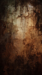 Abstract Grunge Dark Brown Concrete Texture