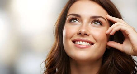 Joyful Young Woman Laughing Outdoors - Authentic Lifestyle Portrait