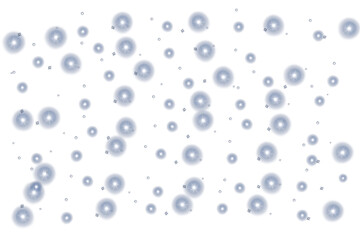 Abstract Background with Blue Starbursts and Geometric Shapes sparkle isolated on a transparent background