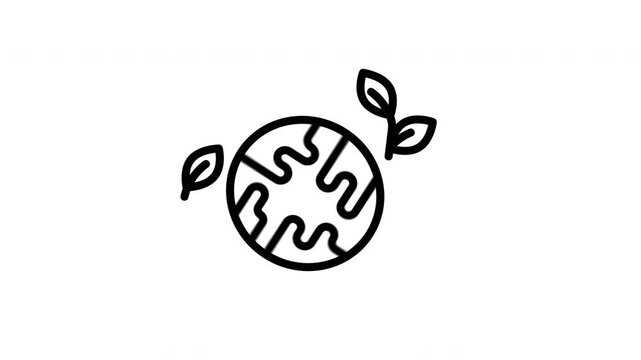 globe animated icon