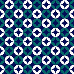 Dark navy blue geometric abstract circular background