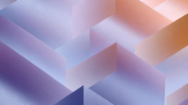 Abstract Geometric Patterns in Soft Pastel Colors for Backgrounds