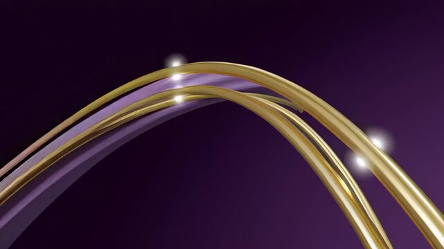 Abstract Swirling Lines and Curves on a Vibrant Background