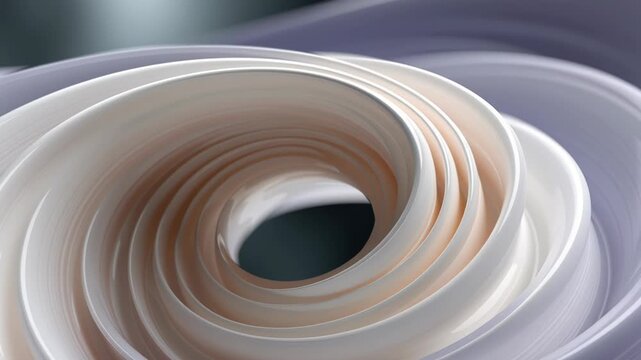 Elegant Spiral Design with Soft Light and Subtle Textures