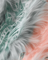 Abstract Composition with Illusion of Chaos Texture