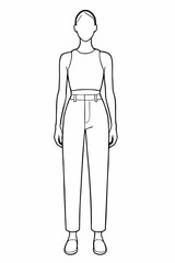 vector illustration of a man in a suit