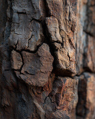 Hyper-Realistic Close-Up Tree Bark Texture