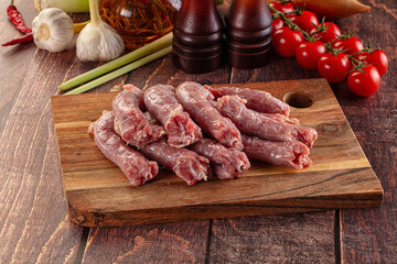 Raw chicken neck for cooking