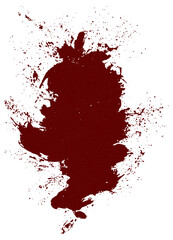 Red Ink Splatter Grunge Texture Background
