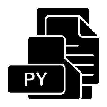 PY File Format Folder Icon