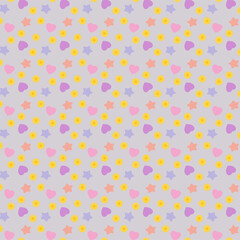seamless pattern with colorful dots
