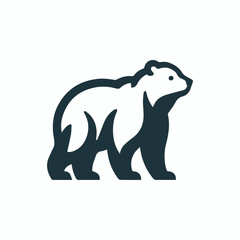 Obraz premium Stylized Bear Logo