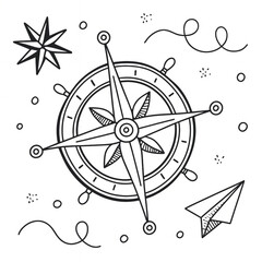 Compass Rose – Symbols of Exploration