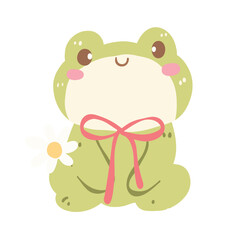 Cute Frog Clipart, 