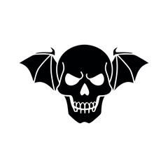 Skull Icon - Spooky Halloween Vector Design