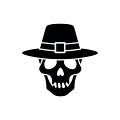 Skull Icon - Spooky Halloween Vector Design