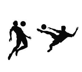 Basketball players' silhouettes vector illustration of athletes in action, running and jumping
