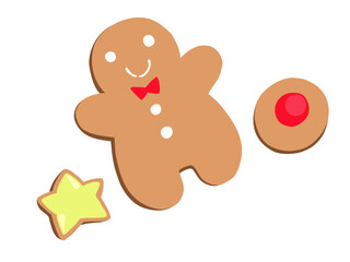 ジンジャークッキー 主線なし