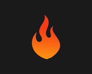 vector illustration of fire flames