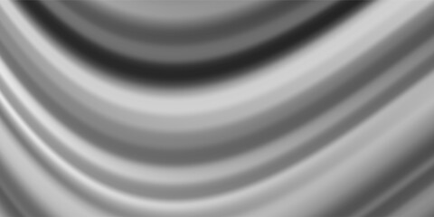 Abstract silver foil background with metal mirror texture. Chrome gradient surface background art simple