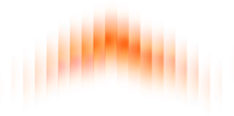 Vibrant  orange gradient with shimmering wave pattern. Neon-inspired light distortion on soft-toned glass. inspired hues highlight the contours a futuristic look featuring cool glow, soft waves