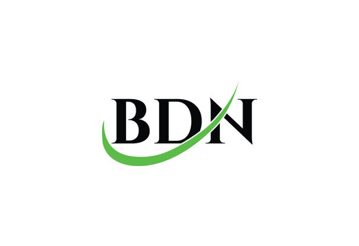 BDN Letter Modern  Monogram Logo | Minimal Initials Icon Design.