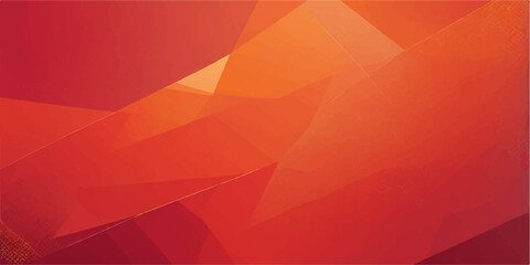 Abstract red geometric triangle pattern with light and shadow for wallpaper or web template
