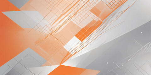 An abstract geometric blue vector background with futuristic lines for business design and web template illustration