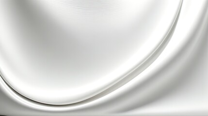 Elegant Flowing White Fabric with Soft Curves and Textured Surface
