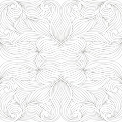 Beautiful indian traditional seamless pattern black and white
2