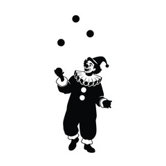clown juggling balls
