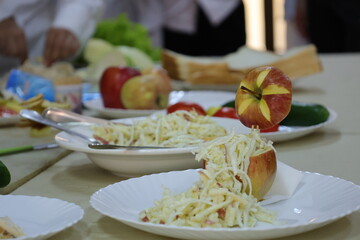 salad with vegetables
