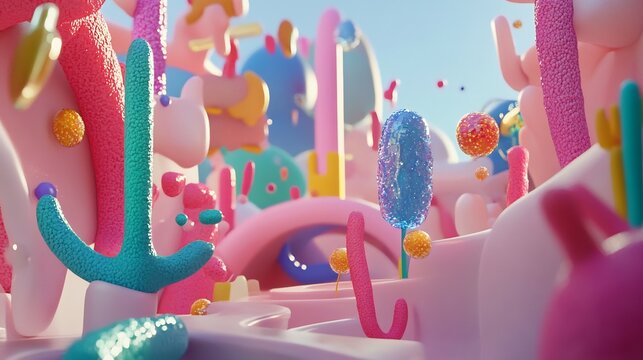 Medical animation of cell biological process science