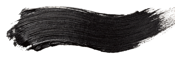 Dark, textured smear of a cosmetic product