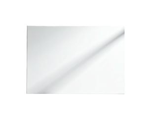 Rectangular object on a black background, gradient shades of gray