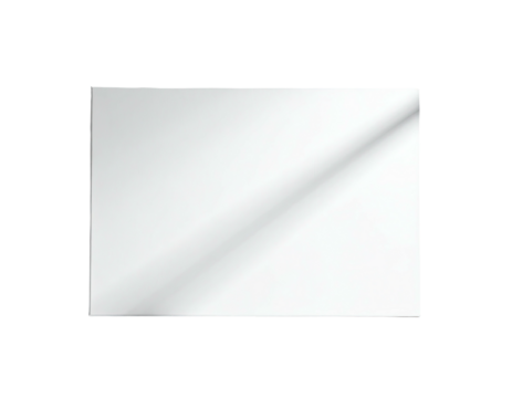 Rectangular object on a black background, gradient shades of gray