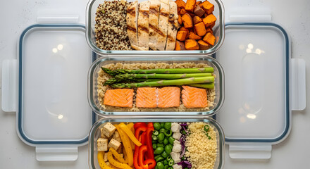 Enjoy convenient healthy meal prep with delicious balanced protein and vegetables for a vibrant lifestyle