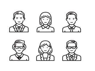 Elegant User Add Outline Icons For Creative Stock Designs  