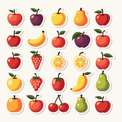 Unique and high-quality fruits vector illustrations