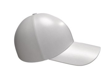 3D cap mockup leather texture isolated on background. Perfect for showcasing branding, embroidery, fashion designs, or apparel designers, logo presentation, product showcase, headgear, headwear