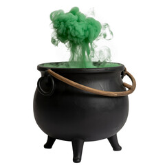 Brew up magical fun Halloween cauldron filled with bubbling green potion