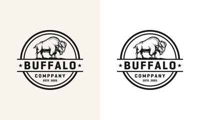 Vintage Buffalo Logo