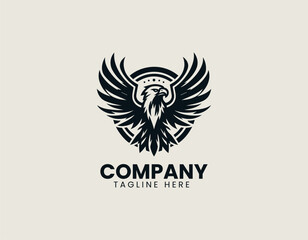 Fototapeta premium Eagle Gaming vector logo illustration