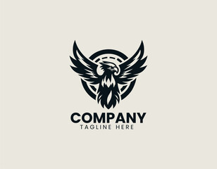 Eagle Gaming vector logo illustration