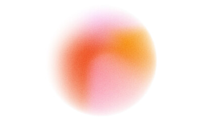 Color gradient, gradation circle, vector grain noise texture holographic blur abstract background. Color watercolor gradient blend mesh of neon iridescent colors gradation