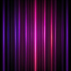 Vertical lines of bright purple and pink light on dark