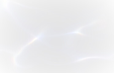 Rainbow light refraction through transparent prism with bright spectrum and glowing sparkle. Abstract crystal overlay ideal for jewelry background, neon effect design and optical glass illustration
