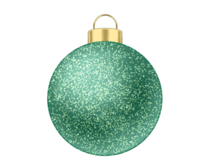 銀色のクリスマスボールオーナメント