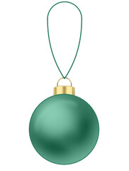 銀色のクリスマスボールオーナメント