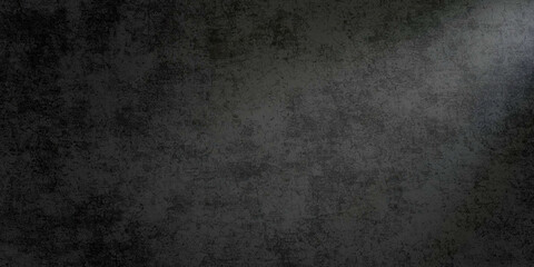 Fototapeta premium Dark grunge concrete wall texture background, Dark grunge background.